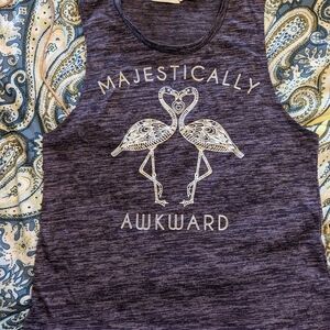 Purple Flamingo Tank